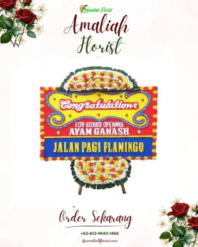 Bunga Papan Congratulation di Karehkel